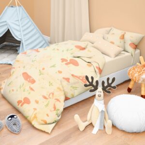 Mantar Desenli Bebek Nevresim & Yastık